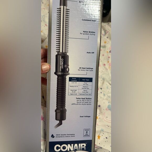 NIB Conair Instant Heat Styling Brush with Turbo Heat - Picture 4 of 10